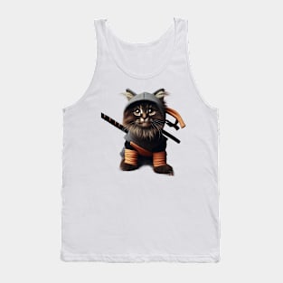 Darling Ninja Kitty Ninja Cat Tank Top